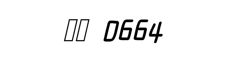 Electronic ExtraBold Italic  Скачать бесплатные шрифты