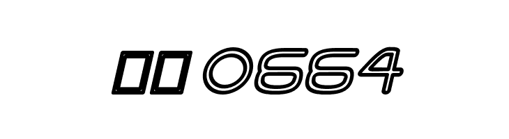 Hi. Outline Oblique  Скачать бесплатные шрифты