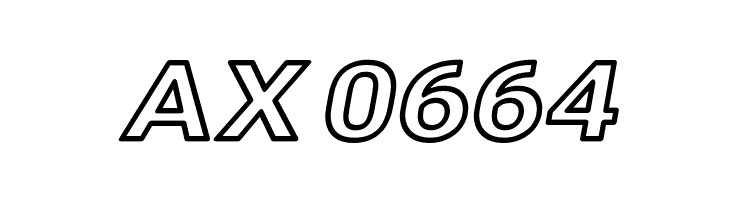 Asimov Extra Wide Outline Italic  Скачать бесплатные шрифты