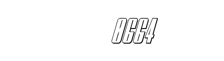 MOON Runner 3D Italic  Скачать бесплатные шрифты