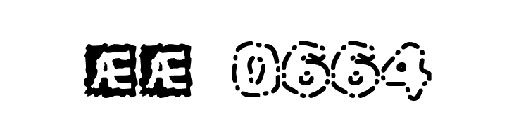 Dash Dot [BRK]  Скачать бесплатные шрифты