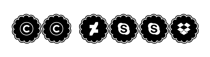 social icons  Скачать бесплатные шрифты