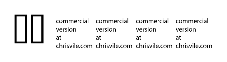 Rasterized  Regular  Скачать бесплатные шрифты