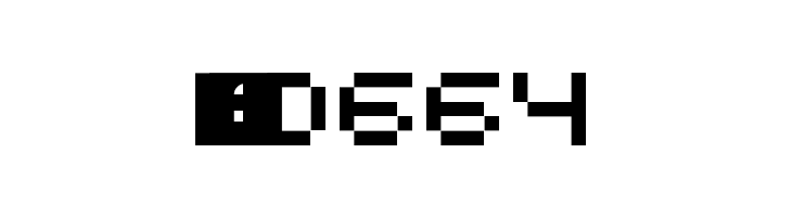 Avant Pixel Regular  Скачать бесплатные шрифты