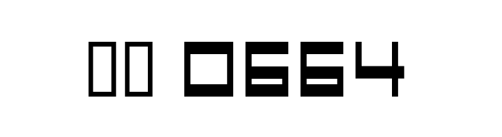 Coot12bit  Скачать бесплатные шрифты