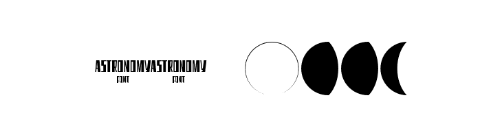 Astronomy  Скачать бесплатные шрифты