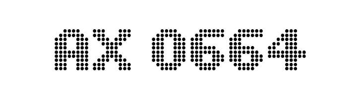 DS Dots Medium  Скачать бесплатные шрифты