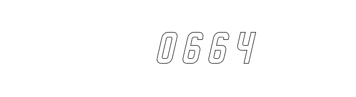 DISPLAYEDObliqueoutline  Скачать бесплатные шрифты