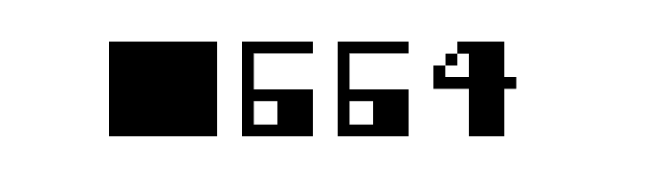 BitNoire Regular  Скачать бесплатные шрифты