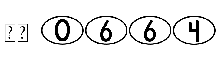 DJB Standardized Test Oval 2  Скачать бесплатные шрифты