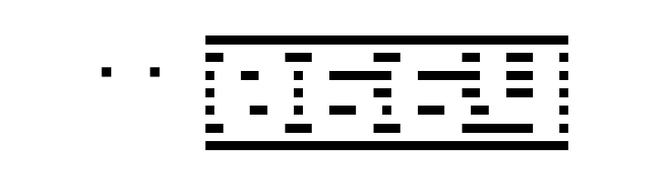 D3 DigiBitMapism type B wide  Скачать бесплатные шрифты