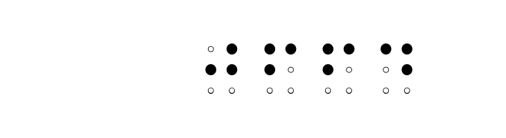 Sheets Braille Light  Скачать бесплатные шрифты