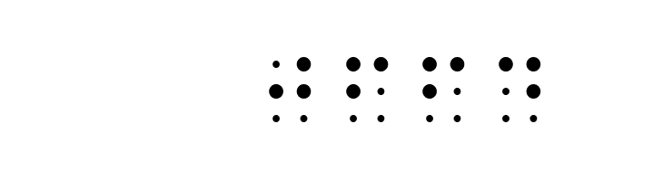 Sheets Braille  Скачать бесплатные шрифты