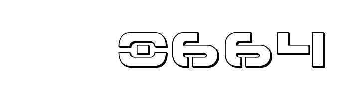 7th Service 3D  Скачать бесплатные шрифты