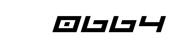 Avenger Expanded Italic  Скачать бесплатные шрифты