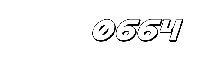 Bamf 3D Italic  Скачать бесплатные шрифты