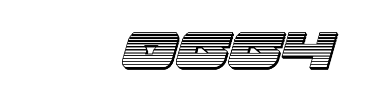 Banjin Chrome Italic  Скачать бесплатные шрифты