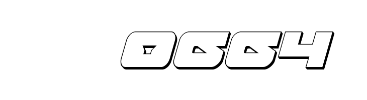 Banjin 3D Italic  Скачать бесплатные шрифты