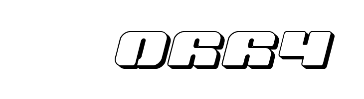 Capricus 3D Semi-Straight  Скачать бесплатные шрифты