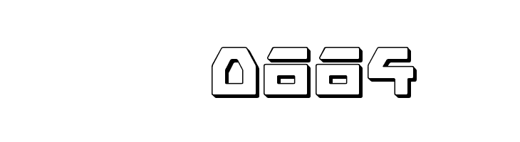 Command Override 3D  Скачать бесплатные шрифты