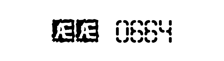 Bleak Segments BRK  Скачать бесплатные шрифты