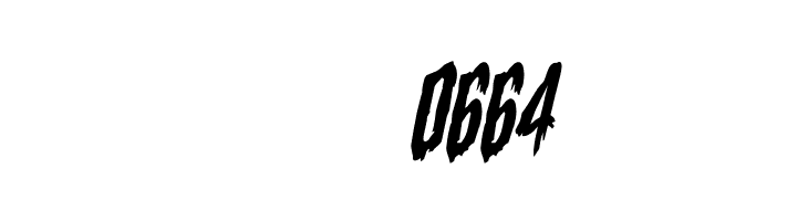 Eva Fangoria Warped Italic  Скачать бесплатные шрифты