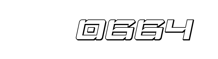 Laser Wolf 3D Italic  Скачать бесплатные шрифты