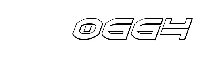 Oberon Outline Italic  Скачать бесплатные шрифты