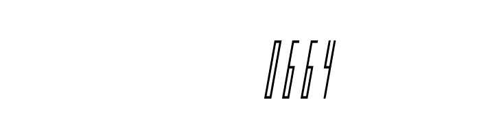 Phantacon Condensed Italic  Скачать бесплатные шрифты