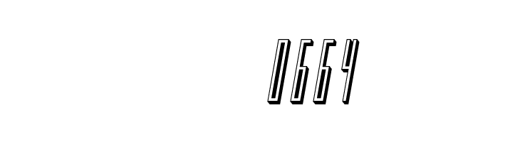 Phantacon 3D Italic  Скачать бесплатные шрифты