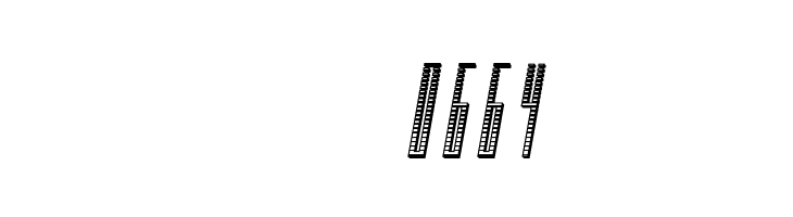 Phantacon Chrome Italic  Скачать бесплатные шрифты