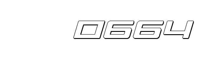 Phoenicia Lower Case 3D Italic  Скачать бесплатные шрифты