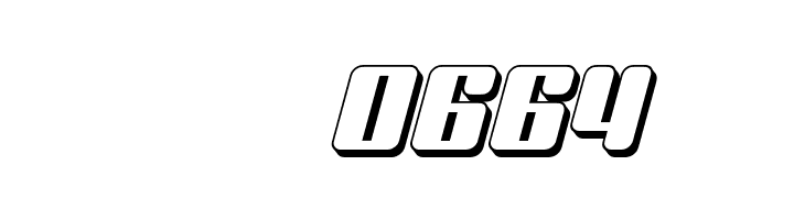 Quasar Pacer 3D Italic  Скачать бесплатные шрифты