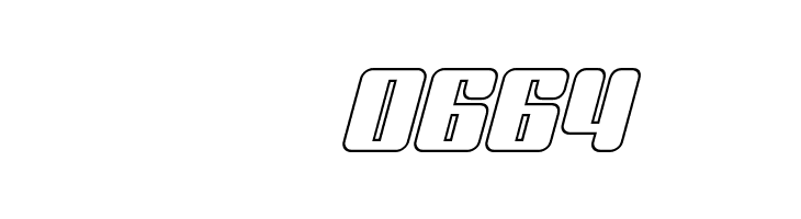 Quasar Pacer Outline Italic  Скачать бесплатные шрифты