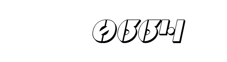 Questlok 3D Italic  Скачать бесплатные шрифты