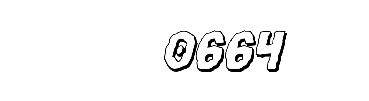 Terror Babble 3D Italic  Скачать бесплатные шрифты