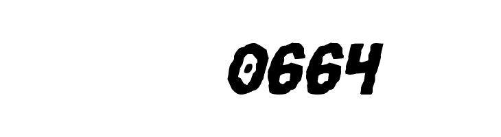 Terror Babble Italic  Скачать бесплатные шрифты