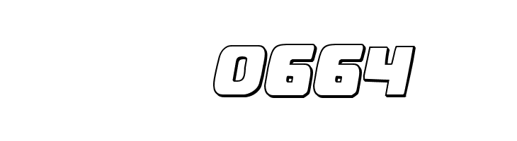 Uglier Things 3D Italic  Скачать бесплатные шрифты