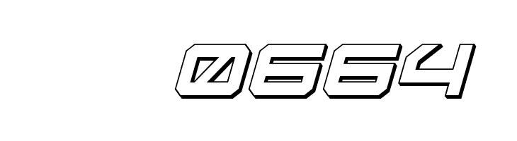 U.S.S. Dallas 3D Italic  Скачать бесплатные шрифты