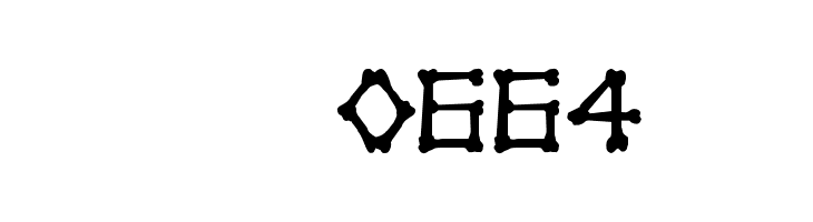 xBONES Rough  Скачать бесплатные шрифты