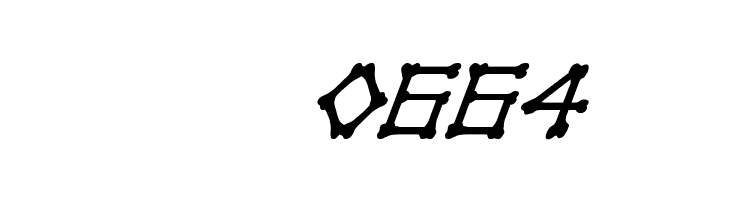 xBONES Super-Italic  Скачать бесплатные шрифты