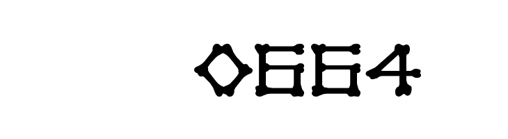 xBONES Expanded  Скачать бесплатные шрифты