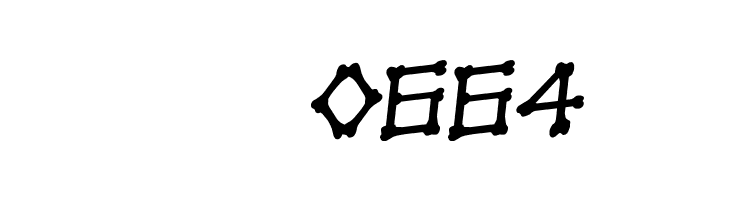 xBONES Rotalic  Скачать бесплатные шрифты