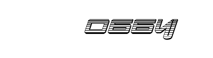 Xephyr Chrome Italic  Скачать бесплатные шрифты