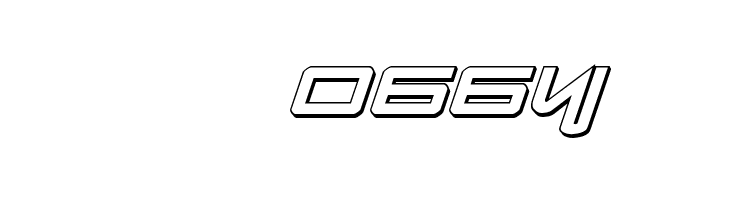 Xephyr 3D Italic  Скачать бесплатные шрифты