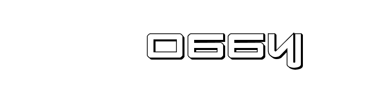 Xephyr 3D  Скачать бесплатные шрифты