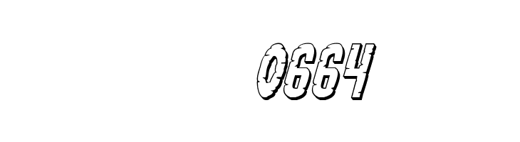 Yummy Mummy 3D Italic  Скачать бесплатные шрифты