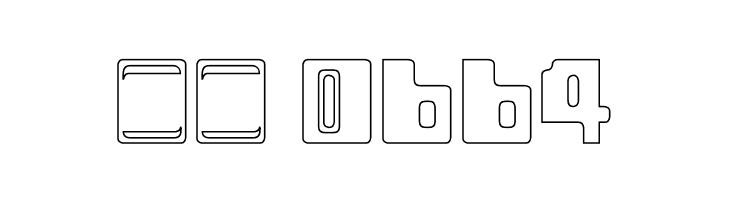 Orthotopes Hollow  Скачать бесплатные шрифты
