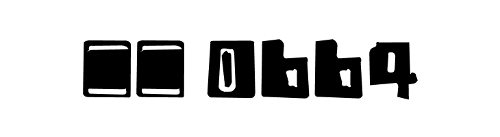 Orthotopes Eroded  Скачать бесплатные шрифты