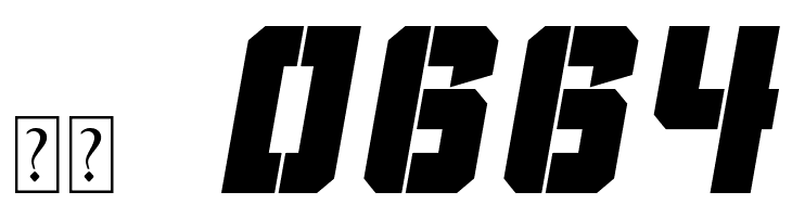 Clean Sports Stencil  Скачать бесплатные шрифты